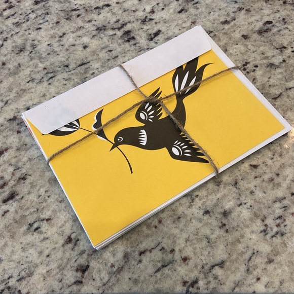 Spring Note Card Set of 10 - Picture 2 of 2